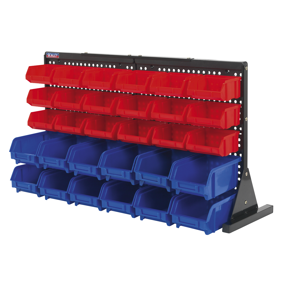 Bench Mounting Bin Storage System with 30 Bins TPS1218