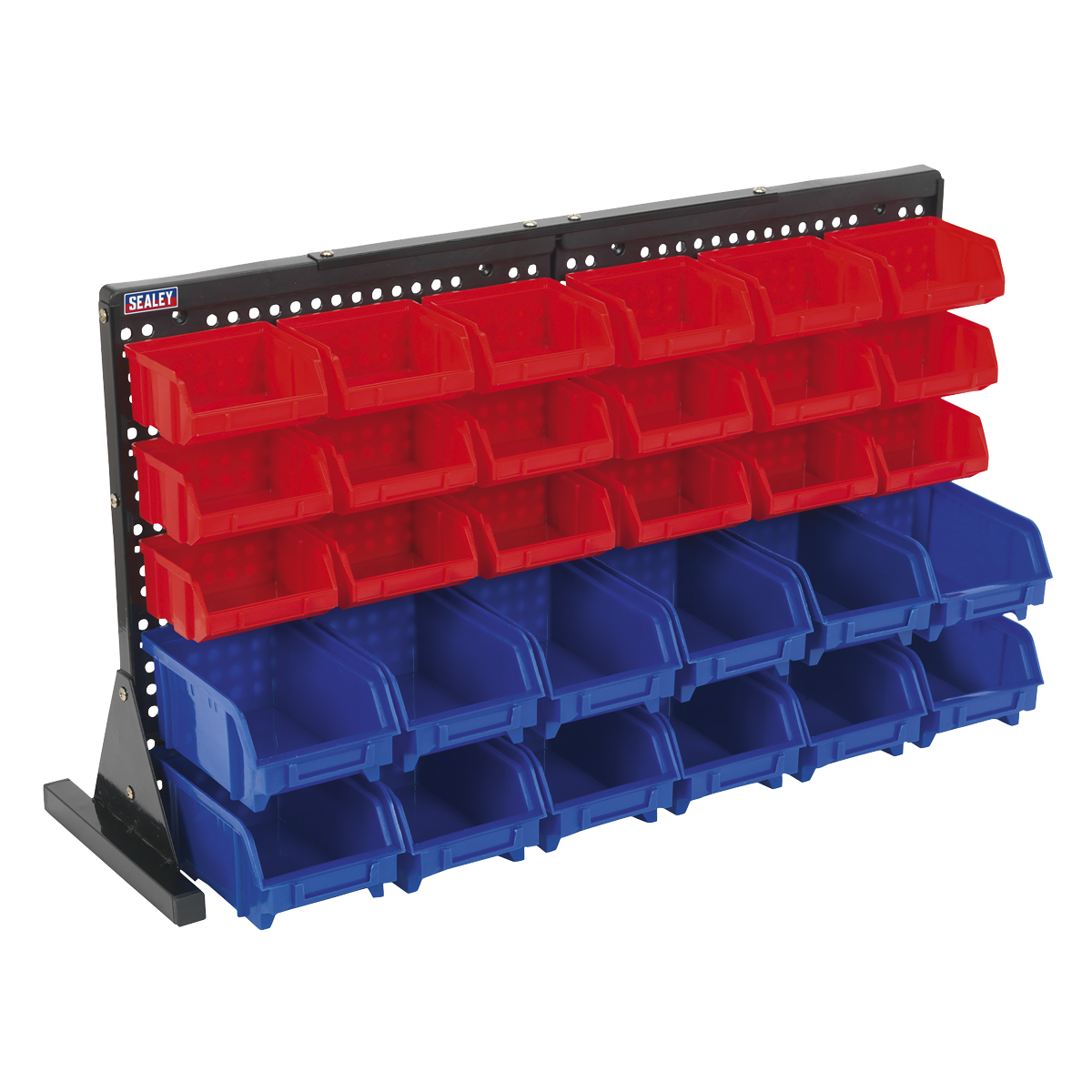 Bench Mounting Bin Storage System with 30 Bins TPS1218