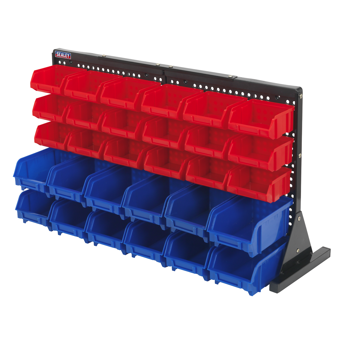 Bench Mounting Bin Storage System with 30 Bins TPS1218