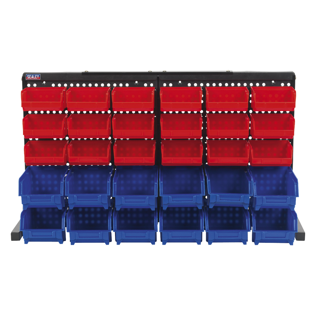 Bench Mounting Bin Storage System with 30 Bins TPS1218