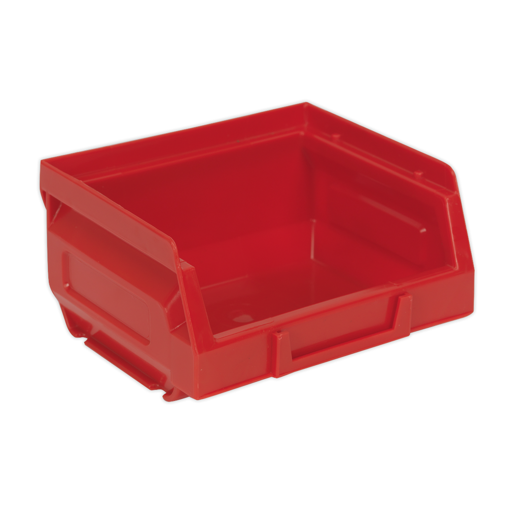 Plastic Storage Bin 105 x 85 x 55mm, Red - Pack of 24 TPS124R