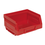 Plastic Storage Bin 105 x 85 x 55mm, Red - Pack of 24 TPS124R