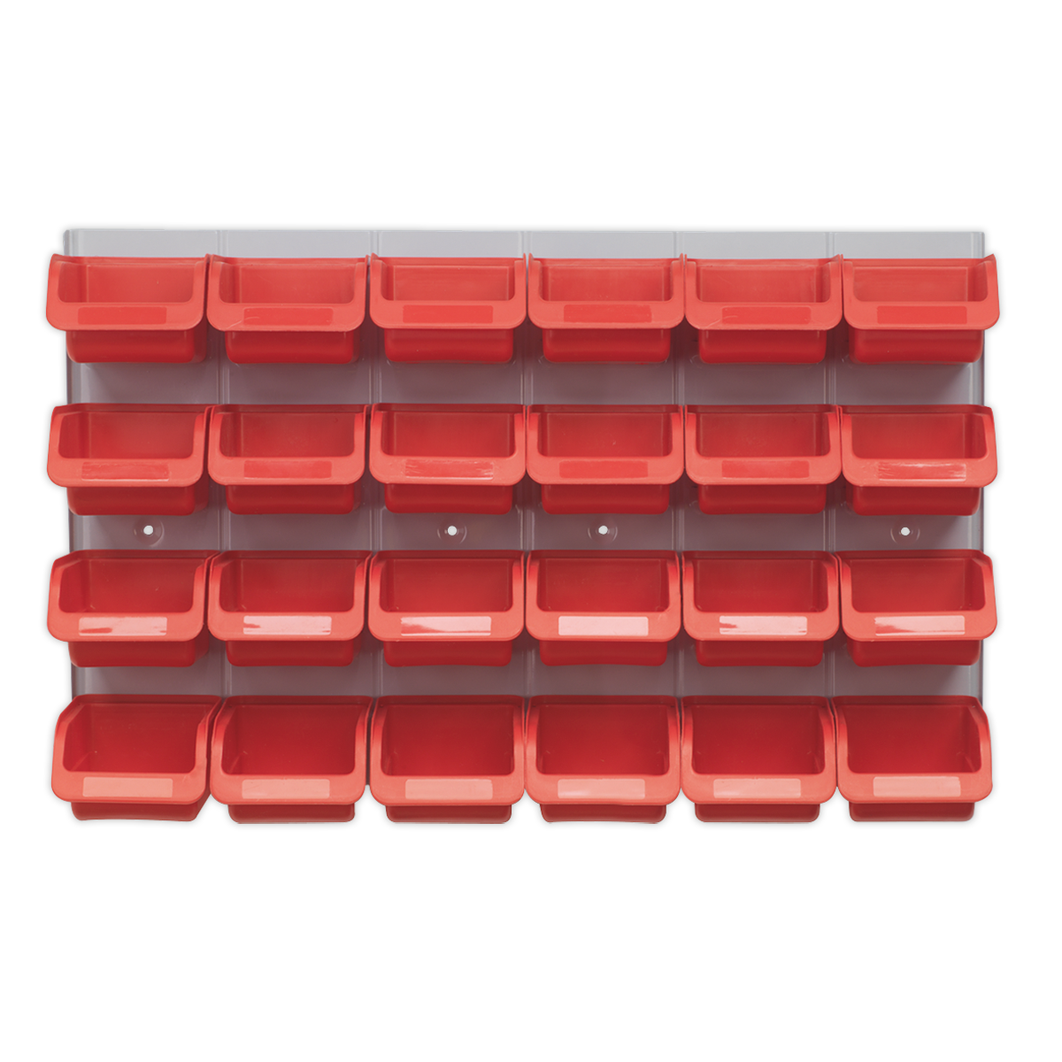 Bin & Panel Combination 24 Bins - Red TPS130