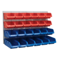 Bin & Panel Combination 24 Bins - Red/Blue TPS132