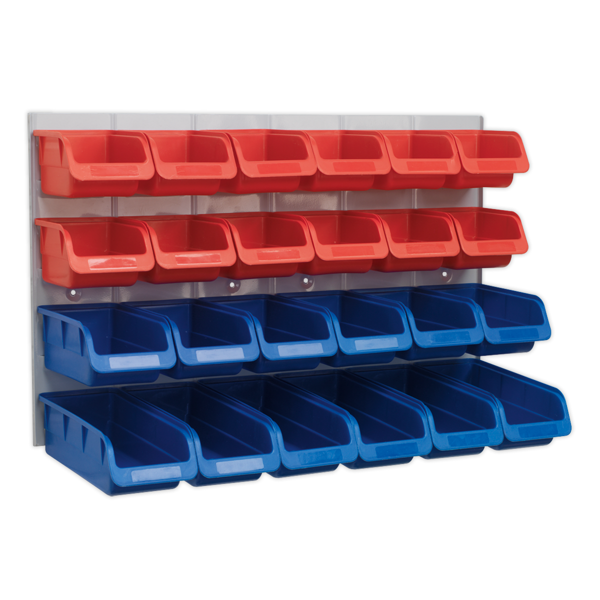 Bin & Panel Combination 24 Bins - Red/Blue TPS132