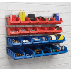 Bin & Panel Combination 24 Bins - Red/Blue TPS132