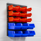 Wall Mounting Bin Storage System with 15 Bins TPS1569WM