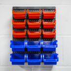 Wall Mounting Bin Storage System with 15 Bins TPS1569WM
