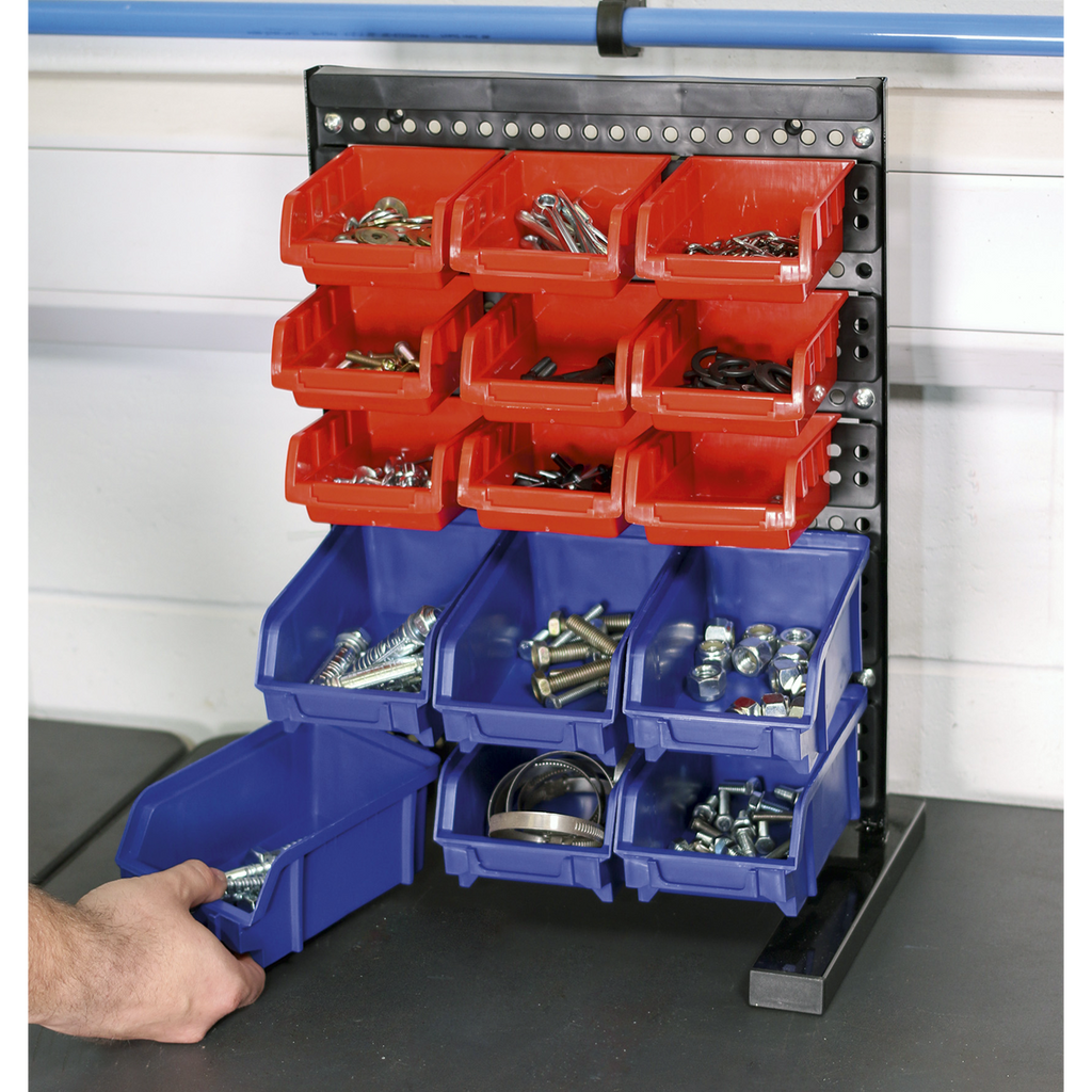 Bench Mounting Bin Storage System with 15 Bins TPS1569