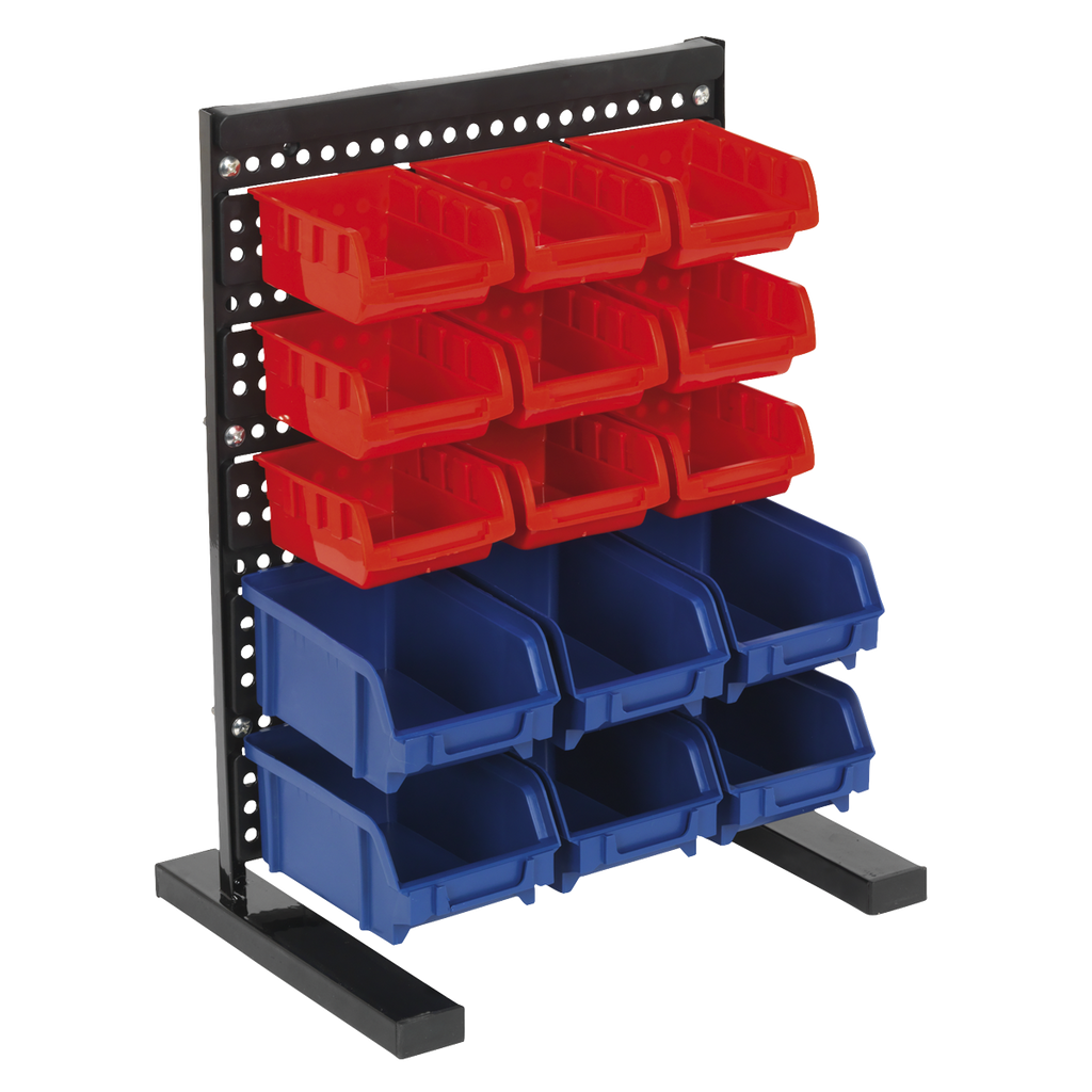 Bench Mounting Bin Storage System with 15 Bins TPS1569