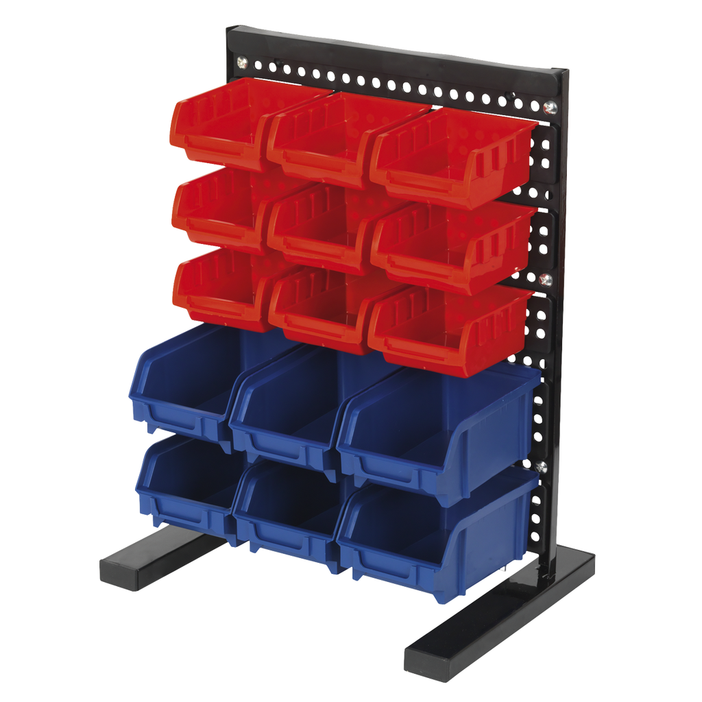 Bench Mounting Bin Storage System with 15 Bins TPS1569