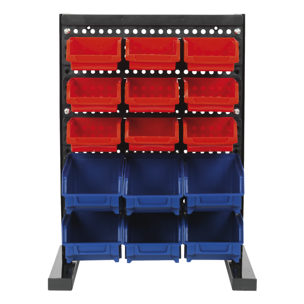 Bench Mounting Bin Storage System with 15 Bins TPS1569