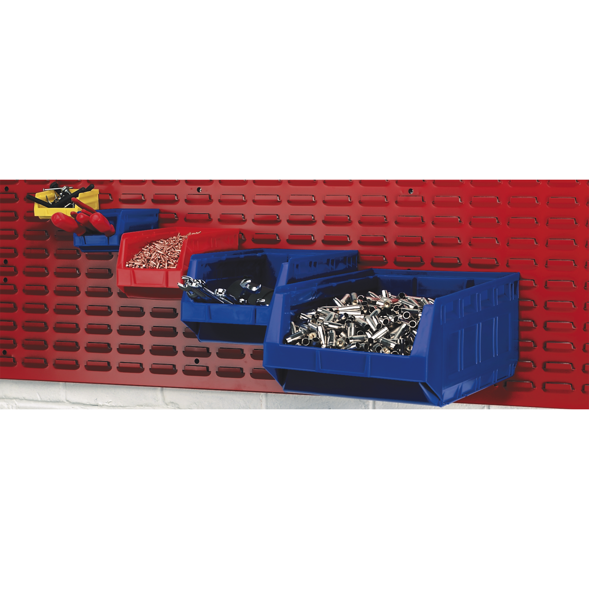 Plastic Storage Bin 105 x 165 x 85mm, Blue - Pack of 48 TPS2
