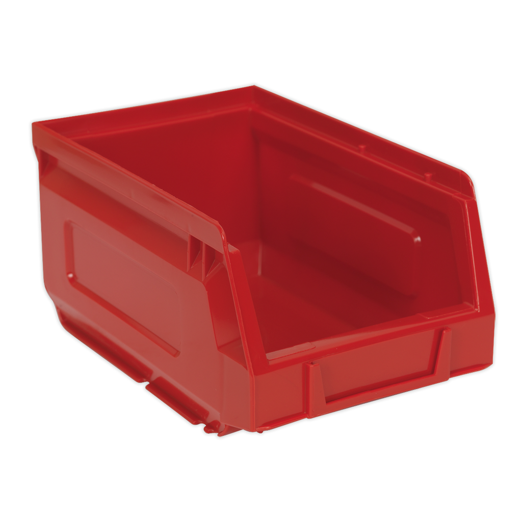 Plastic Storage Bin 105 x 165 x 85mm, Red - Pack of 24 TPS224R