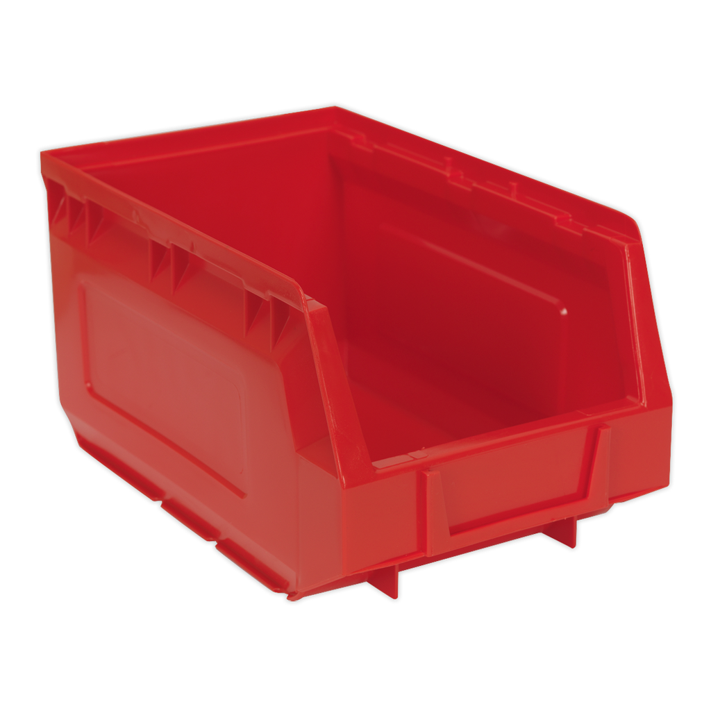 Plastic Storage Bin 150 x 240 x 130mm, Red - Pack of 24 TPS324R