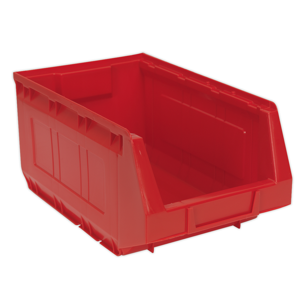 Plastic Storage Bin 210 x 355 x 165mm, Red - Pack of 12 TPS412R