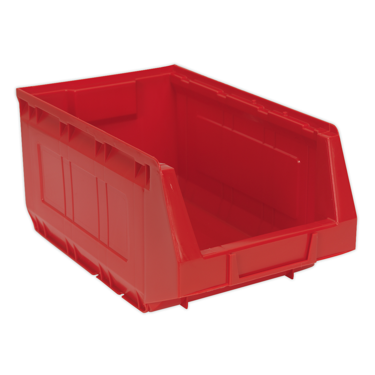 Plastic Storage Bin 210 x 355 x 165mm, Red - Pack of 12 TPS412R