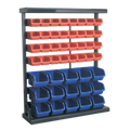Mobile Bin Storage System with 47 Bins TPS47
