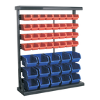 Mobile Bin Storage System with 47 Bins TPS47