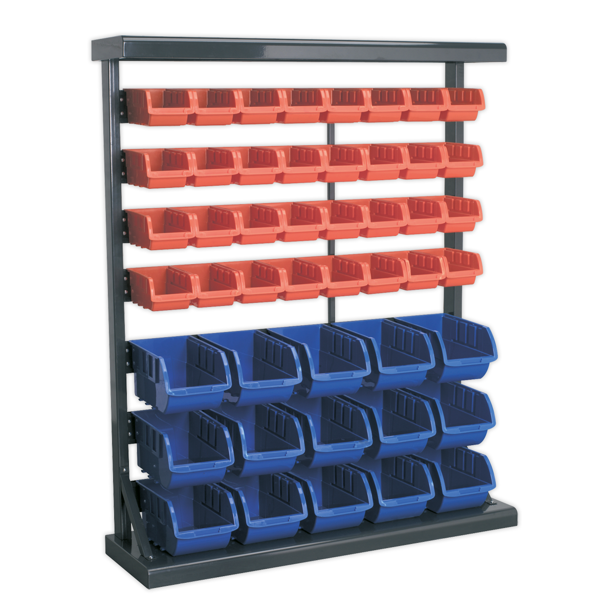 Mobile Bin Storage System with 47 Bins TPS47