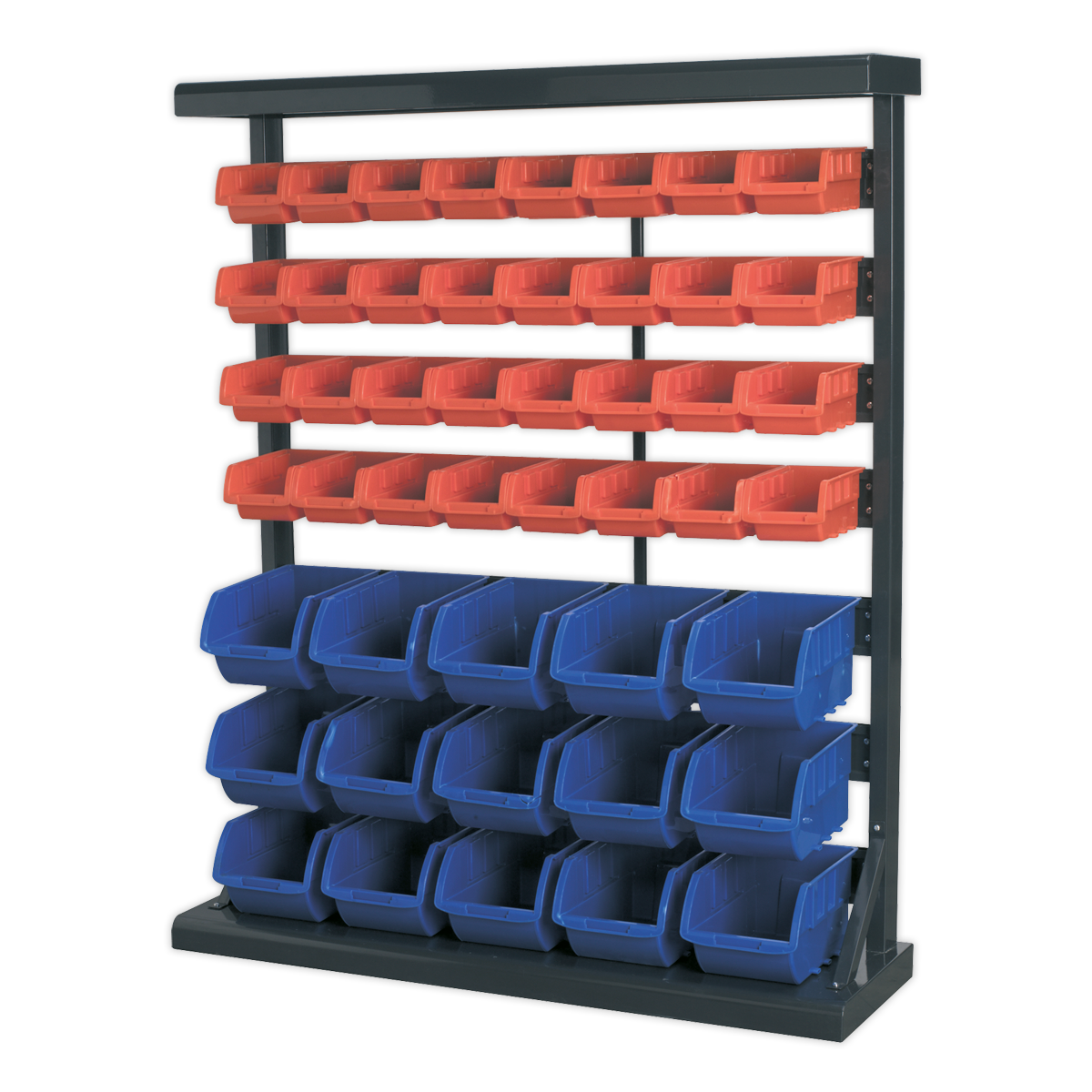 Mobile Bin Storage System with 47 Bins TPS47