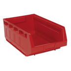Plastic Storage Bin 310 x 500 x 190mm, Red - Pack of 6 TPS56R