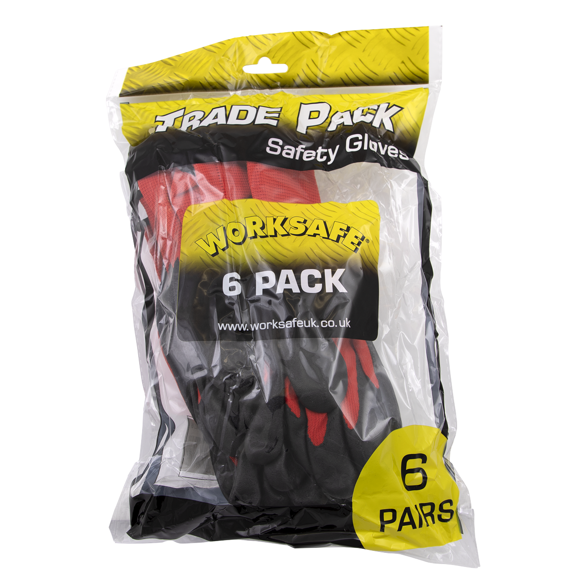 Nitrile Palm Gloves, X-Large - Pack of 6 Pairs TSP125XL/6