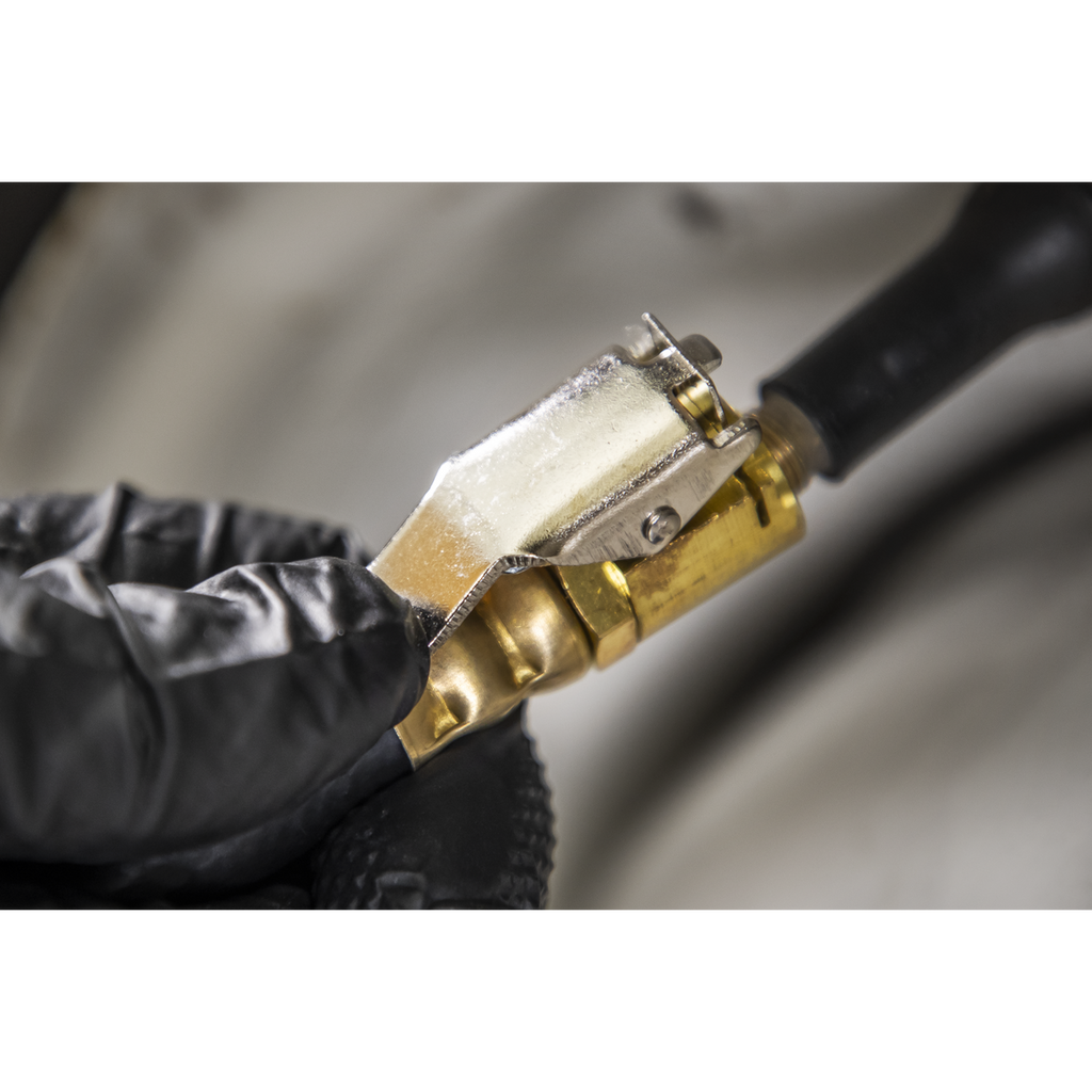 Tyre Pressure Gauge with Clip-On Chuck TST/PG6
