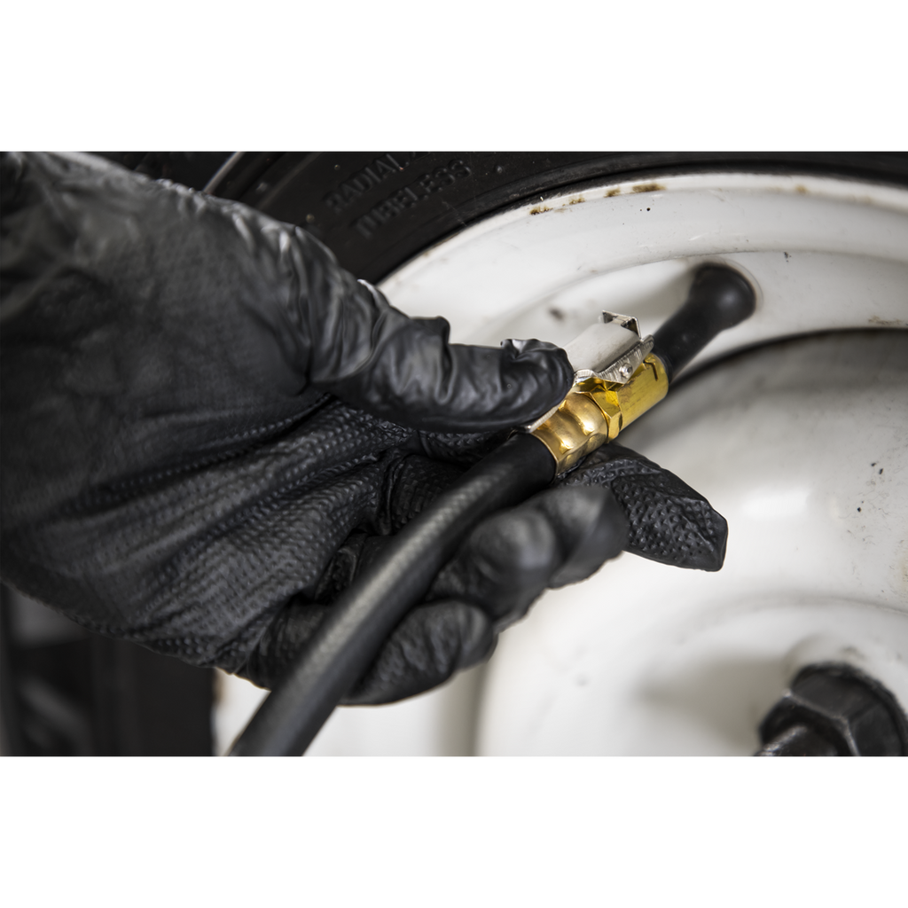 Tyre Pressure Gauge with Clip-On Chuck TST/PG6