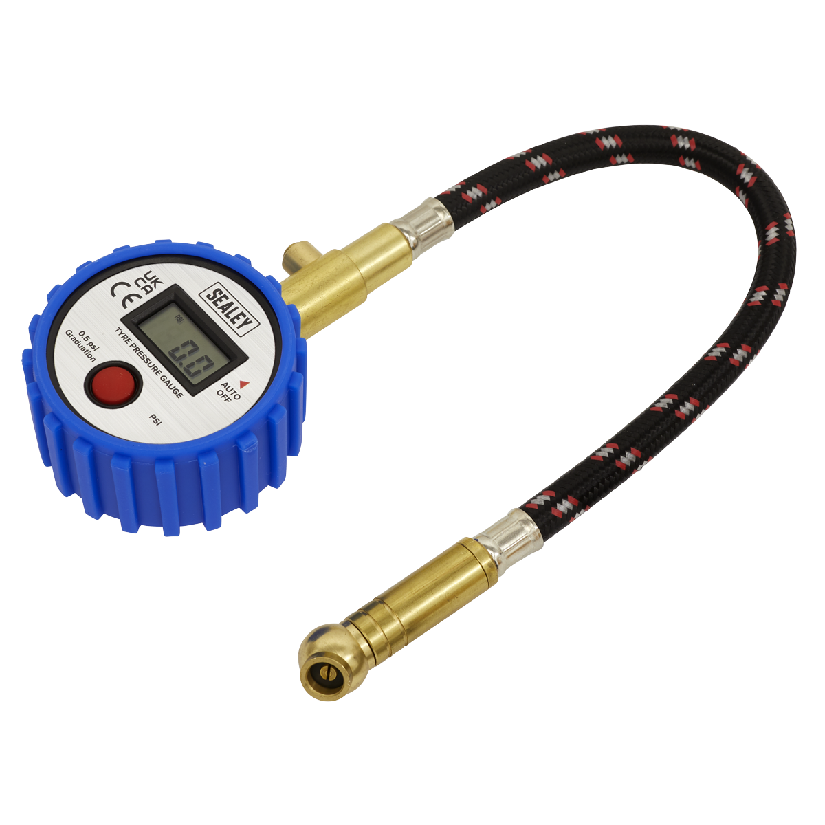 Digital Tyre Pressure Gauge with Leader Hose & Quick Release TST/PG981