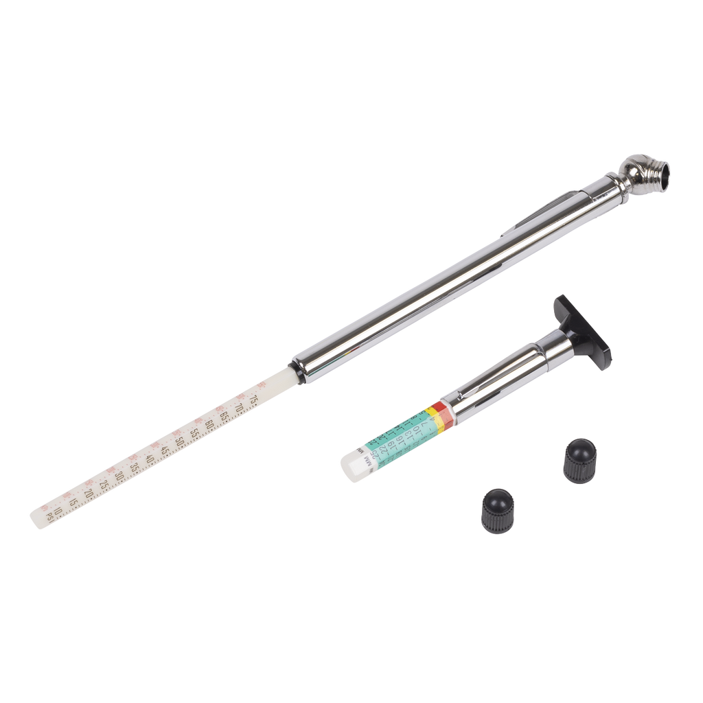 Tyre Pressure & Tread Depth Gauge Set 2pc TST/PGT