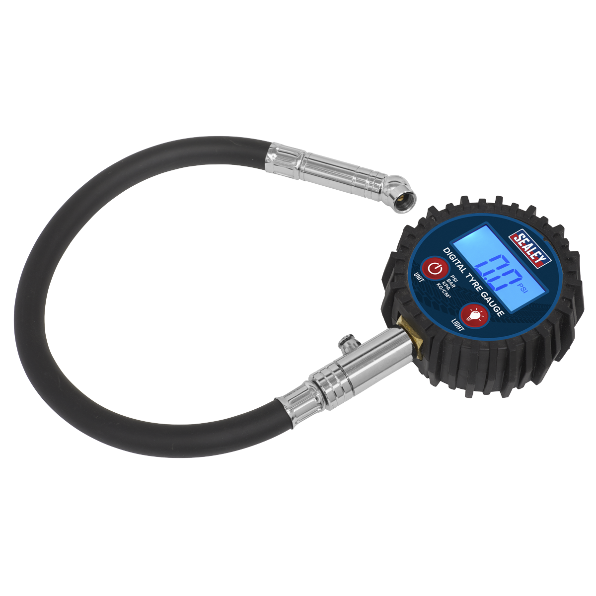 Digital Tyre Pressure Gauge with Push-On Connector TST002