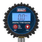 Digital Tyre Pressure Gauge with Push-On Connector TST002