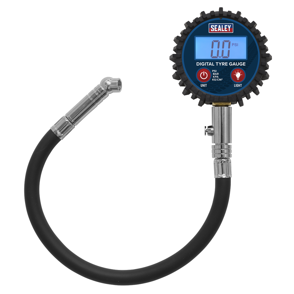 Digital Tyre Pressure Gauge with Push-On Connector TST002
