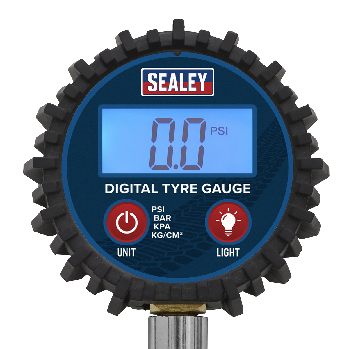 Digital Tyre Pressure Gauge with Twin Push-On Connector TST003