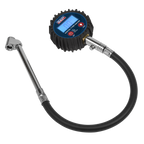 Digital Tyre Pressure Gauge with Twin Push-On Connector TST003