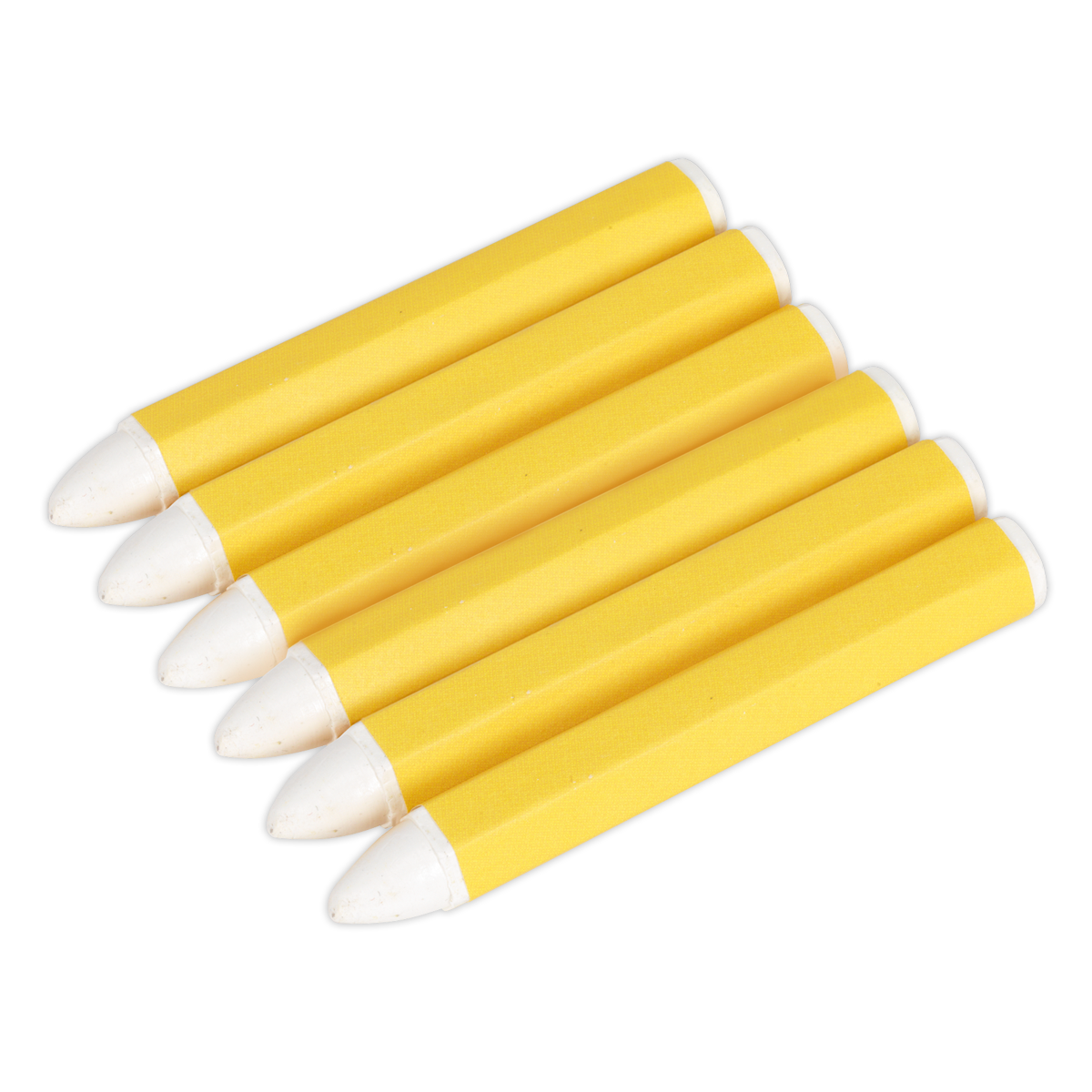 Tyre Marking Crayon, White - Pack of 6 TST13