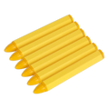Tyre Marking Crayon, Yellow - Pack of 6 TST14