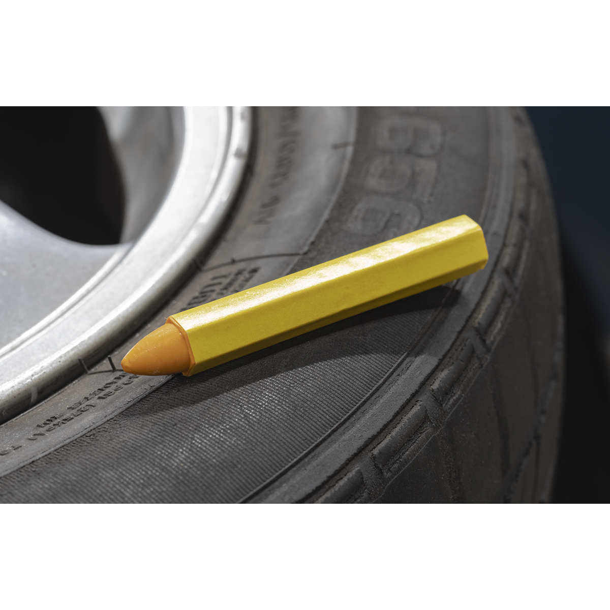 Tyre Marking Crayon, Yellow - Pack of 6 TST14