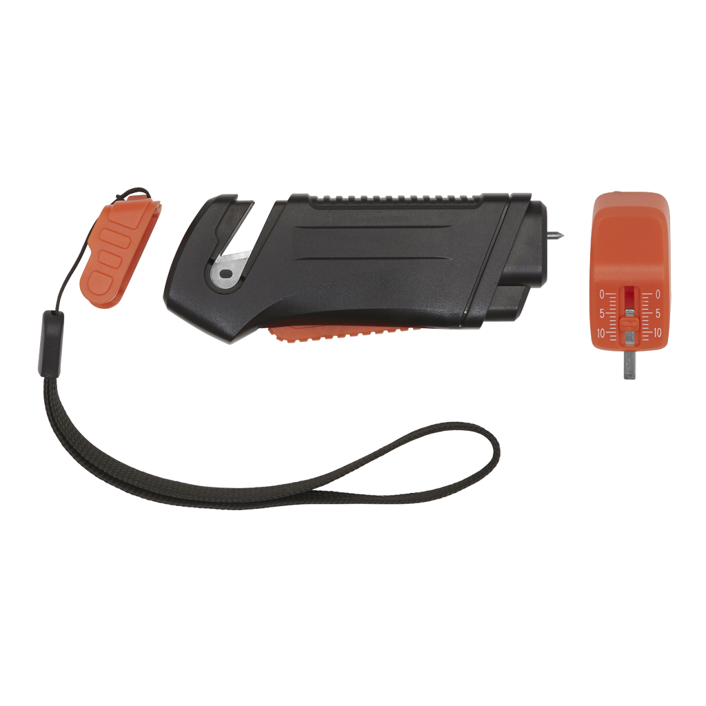 Emergency Breakout Tool with Tyre Tread Depth Gauge TST19