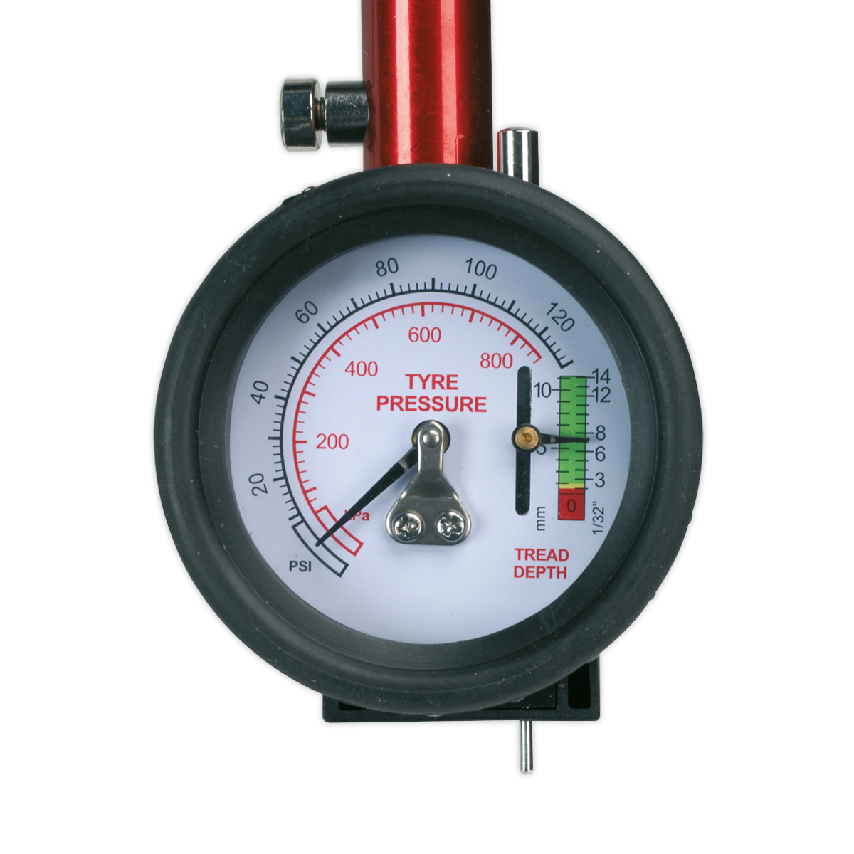 Tyre Pressure Gauge with Tyre Tread Depth Gauge 0-8bar(0-120psi) TSTPDG01