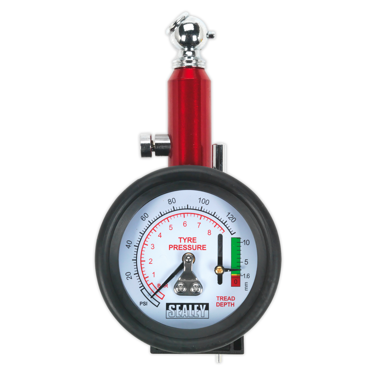 Tyre Pressure Gauge with Tyre Tread Depth Gauge 0-8bar(0-120psi) TSTPDG01