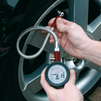 Tyre Pressure Gauge & Tyre Tread Depth Gauge with Flexible Hose 0-8bar(0-120psi) TSTPDG02