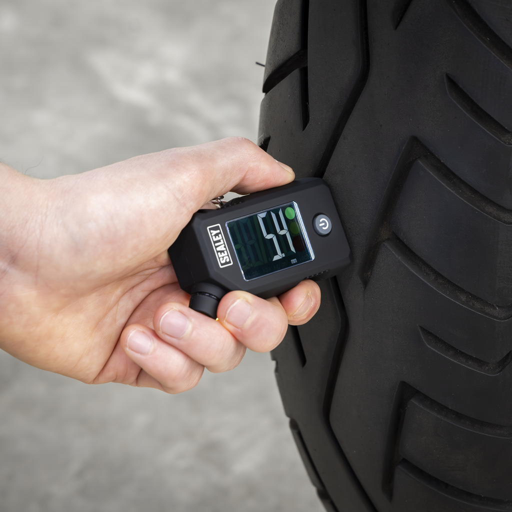 Digital Tyre Pressure & Tread Depth Gauge with LED TSTPG12