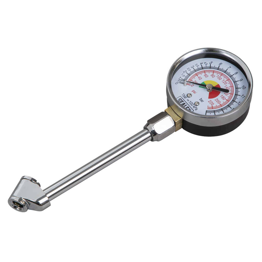 Twin Connector Tyre Pressure Gauge TSTPG34