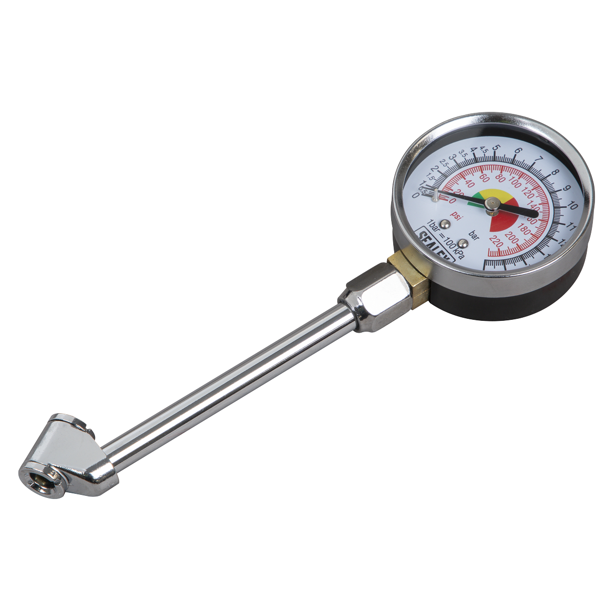 Twin Connector Tyre Pressure Gauge TSTPG34