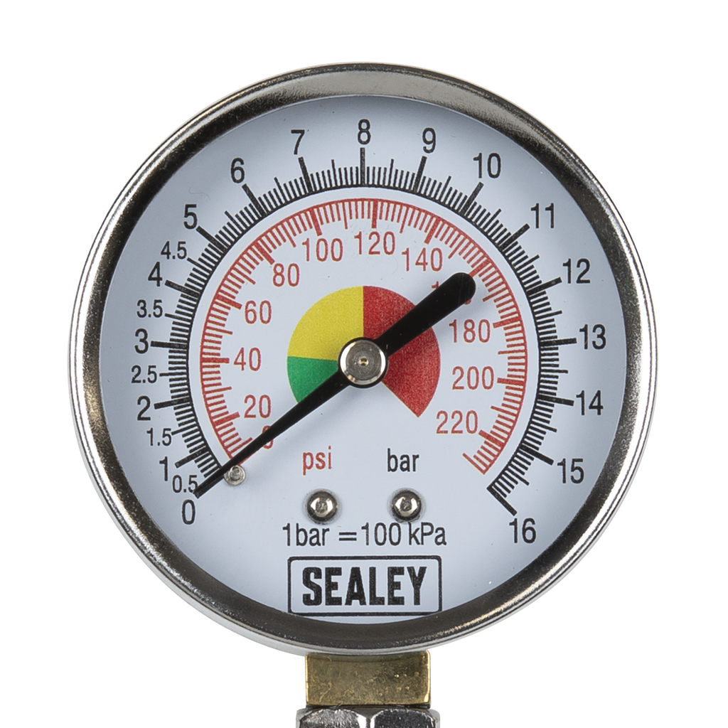 Twin Connector Tyre Pressure Gauge TSTPG34