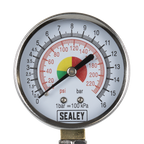 Twin Connector Tyre Pressure Gauge TSTPG34