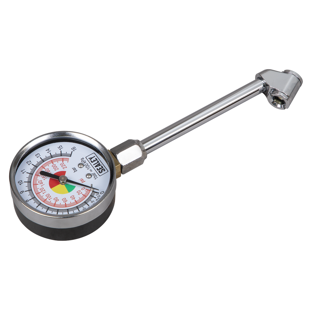 Twin Connector Tyre Pressure Gauge TSTPG34