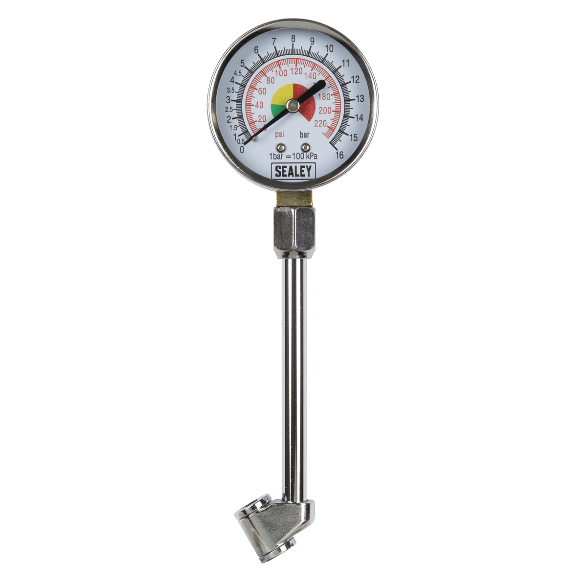 Twin Connector Tyre Pressure Gauge TSTPG34